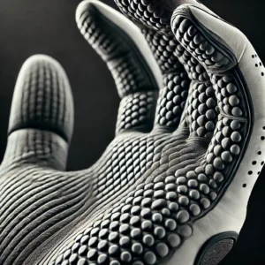 Close-up image showcasing the grip enhancement provided by a high-quality golf glove, emphasizing control and stability.