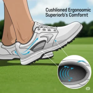 Experience superior comfort in the best spikeless golf shoes, featuring cushioned interiors for long rounds.