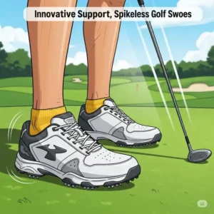 Achieve a stable swing with the best spikeless golf shoes, offering excellent ankle support.