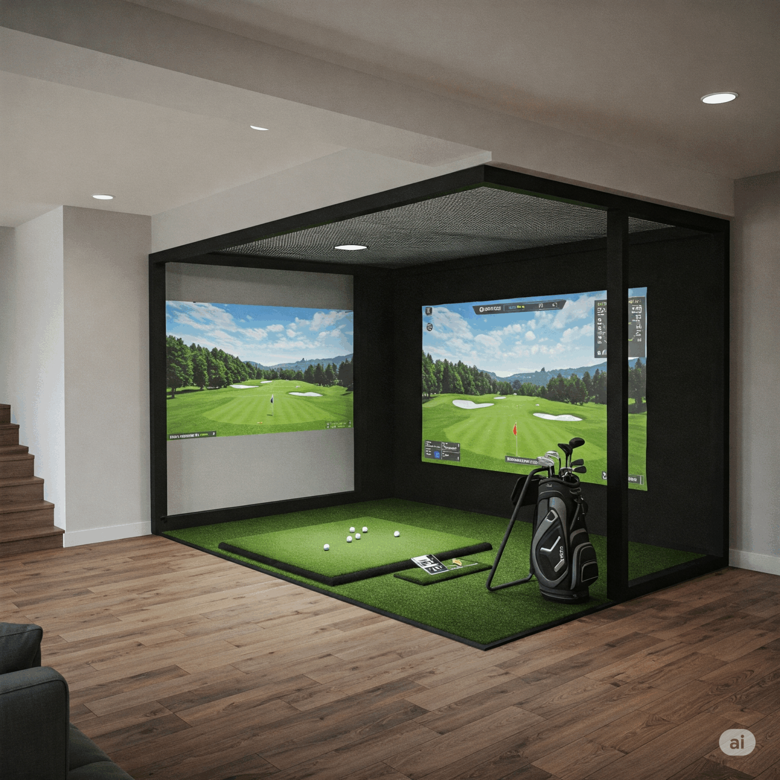 10 Best Golf Simulator Enclosure Options For Incredible Home Practice ...