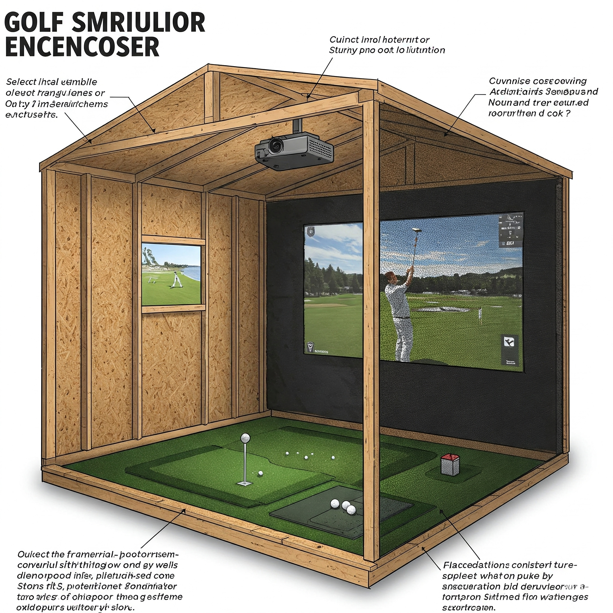 10 Best Golf Simulator Enclosure Options For Incredible Home Practice ...