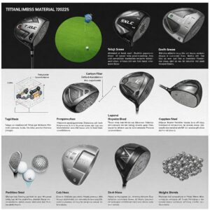 Golf club head materials and their benefits in the best golf clubs 2025.