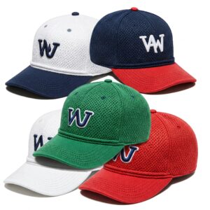 Collection of golf rope hats in various colors, perfect for any golfer's style.