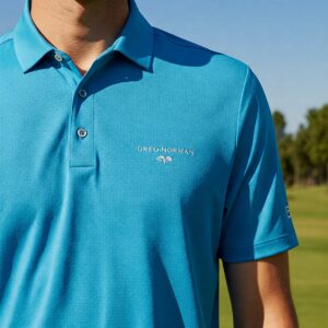 Moisture-wicking technology in comfortable greg norman golf shirts for optimal performance.