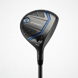 A men's left-handed hybrid golf club, designed for forgiveness and distance, a valuable addition to mens left hand golf clubs.