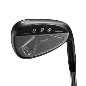 A versatile left-handed men's golf wedge, suitable for various shots around the green, a crucial part of mens left hand golf clubs.