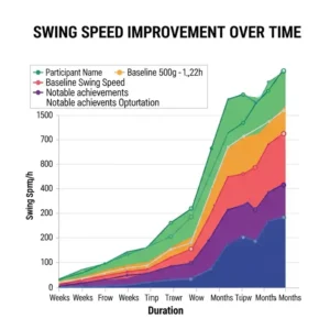 Digital display of a golf swing speed radar showing a numerical value for clubhead speed, essential for golf training.