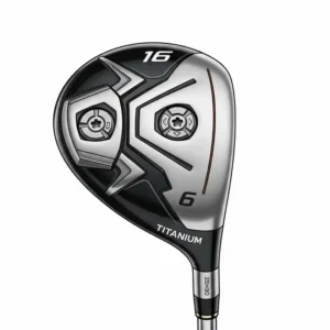 Illustration of a hybrid golf club, designed to be easy to hit and a great alternative to long irons for senior golfers, found in the **best golf club sets for seniors**.