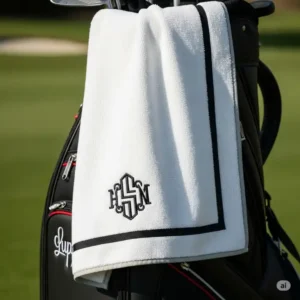Elegant personalized golf accessory, a thoughtful gift for the golfer who has everything.