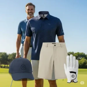 Stylish premium golf apparel, a comfortable gift for the golfer who has everything.
