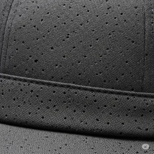 Detailed shot of the Melin golf hat's fabric, emphasizing its high-quality, water-resistant material and breathable texture, ideal for golfers seeking performance and comfort.