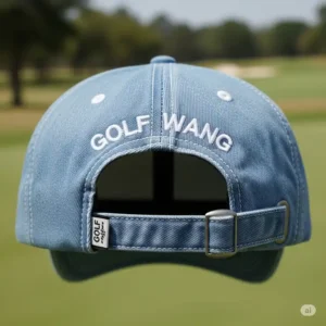 Back view of the Golf Wang golf hat, showing the strap closure and any back-facing logos or text.