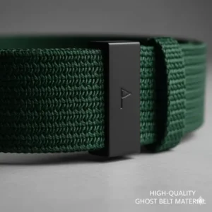 Texture shot highlighting the durable and high-quality material used to make the adjustable ghost golf belts. 