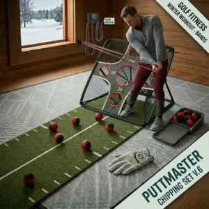 Lightweight foam practice balls for safe indoor training sessions, ideal golf training aids for winter.